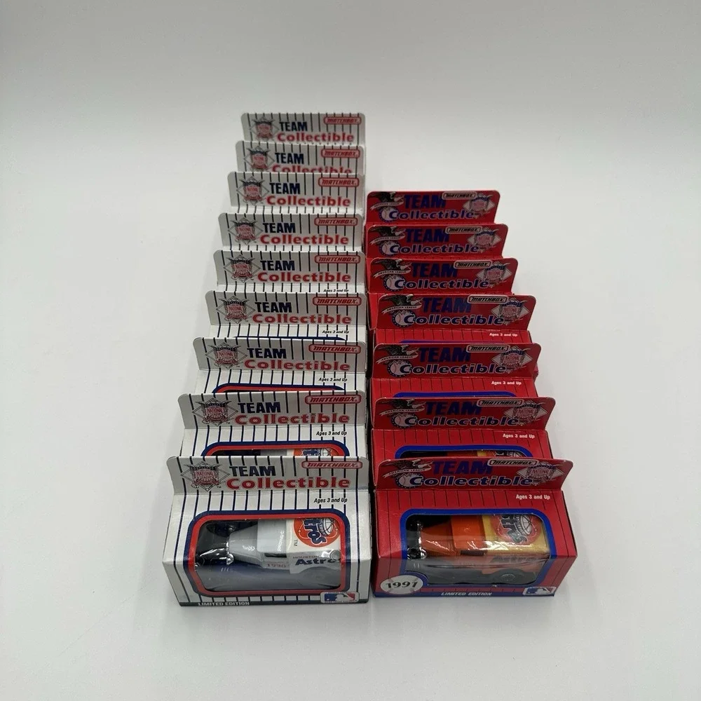 1990-91 Matchbox Team Collectibles Houston Astros Lot 16 Cars NIB